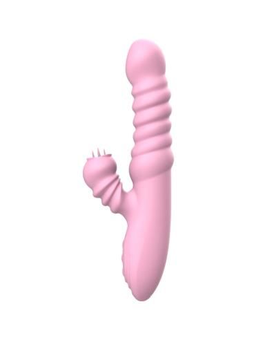 Armony - vibrador multifuncion con lengua estimuladora efecto calor rosa