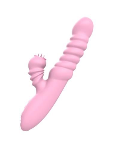 Armony - vibrador multifuncion con lengua estimuladora efecto calor rosa