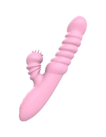 Armony - vibrador multifuncion con lengua estimuladora efecto calor rosa