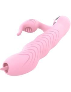 Armony - marcia vibrador & thrusting doble lengua efecto calor rosa