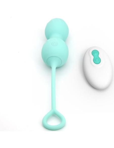 Armony - blossoms pesas vaginales vibrador control remoto 10 vibraciones verde