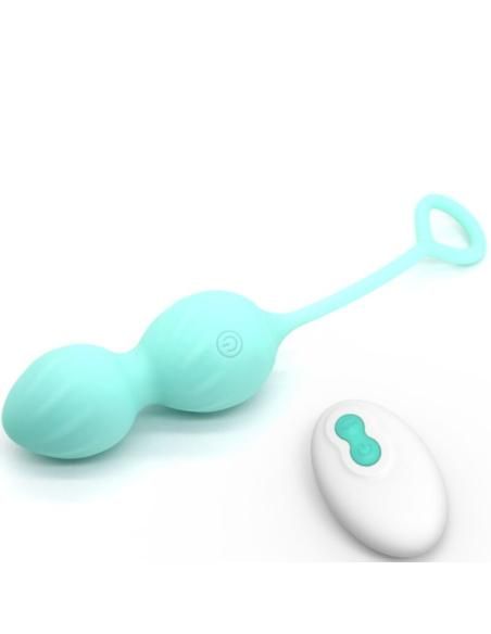 Armony - blossoms pesas vaginales vibrador control remoto 10 vibraciones verde