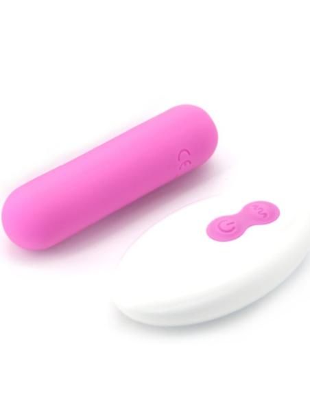 Armony - splash joline bala vibradora silicona control remoto 10 vibraciones 65 x 15 cm rosa