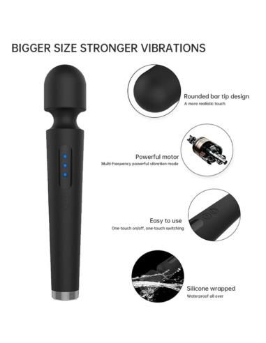 Armony - x power large masajeador & vibrador 7 vibraciones negro