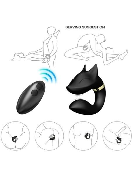 Armony - fox vibrador parejas control remoto negro