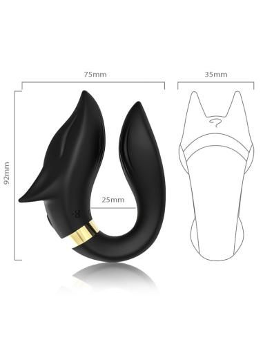 Armony - fox vibrador parejas control remoto negro