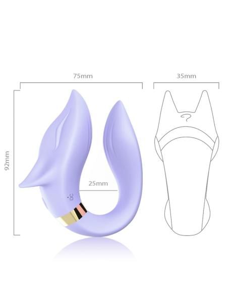Armony - fox vibrador parejas control remoto violeta