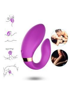 Armony - crescent vibrador pareja control remoto violeta 2