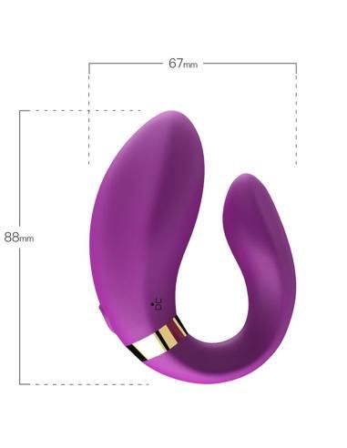 Armony - crescent vibrador pareja control remoto violeta