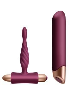 Climaximum - rapture kit vibrador clÁsico + plug anal principiantes