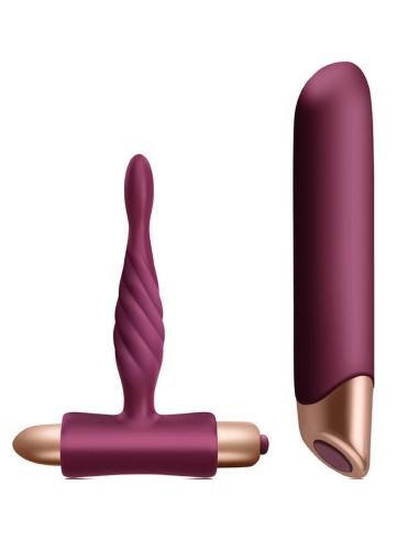 Climaximum - rapture kit vibrador clÁsico + plug anal principiantes
