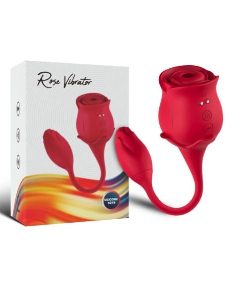Armony - rosa succionador de clÍtoris & vibrador 10 modos rojo