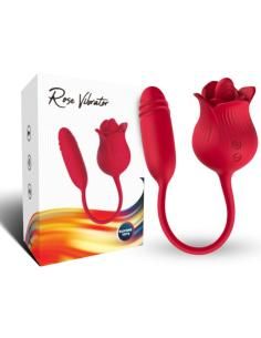 Armony - roselip estimulador clitoris con lengua 10 modos & vibrador rojo