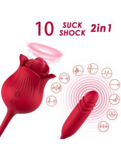 Armony - roselip estimulador clitoris con lengua 10 modos & vibrador rojo 2