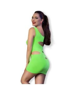Chilirose - cr 4621 vestido verde s/m 2