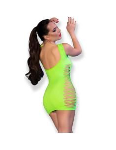 Chilirose - cr 4618 vestido verde s/m 2