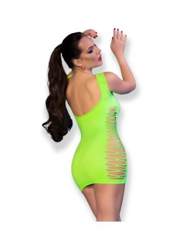 Chilirose - cr 4618 vestido verde s/m
