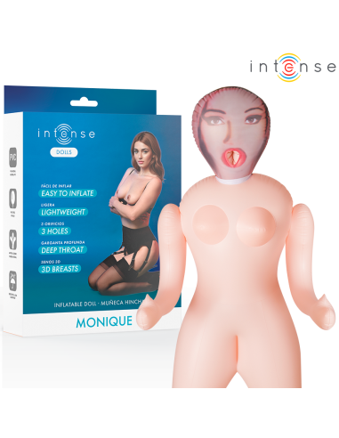 Intense dolls - monique muÑeca hinchable con tres orificios