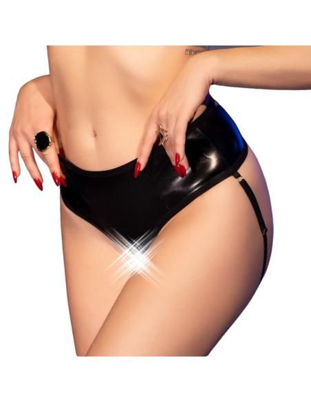Chilirose - cr 4841 crotchless panty negro s/m