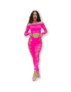 Chilirose - cr 4632 top & pantalon fucsia s/l