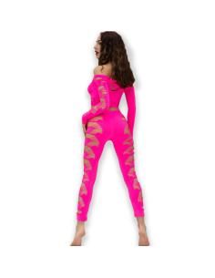 Chilirose - cr 4632 top & pantalon fucsia s/l 2