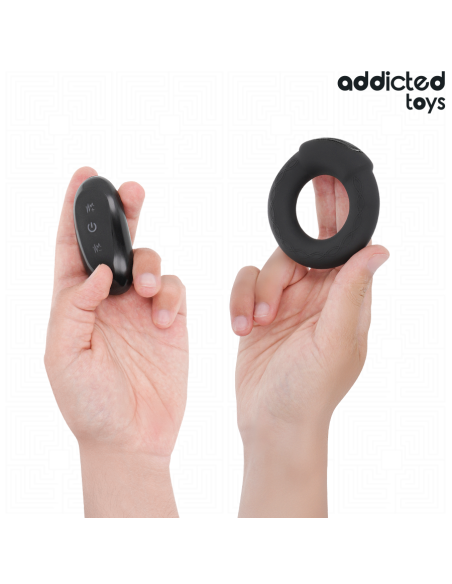 Addicted toys - anillo pene vibrador efecto calor control remoto