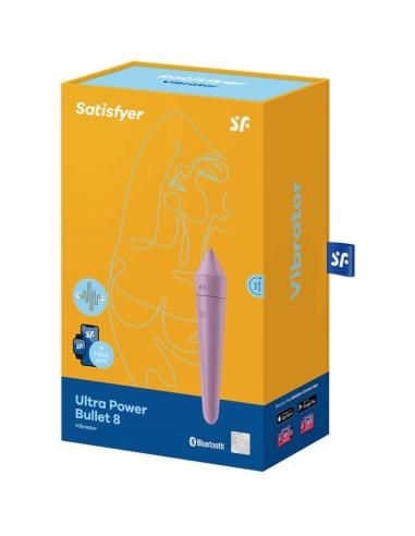 Satisfyer - ultra power bullet 8 bala vibradora lila