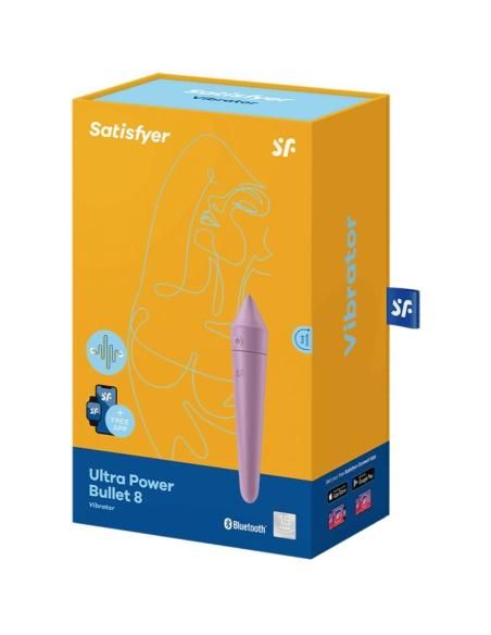 Satisfyer - ultra power bullet 8 bala vibradora lila