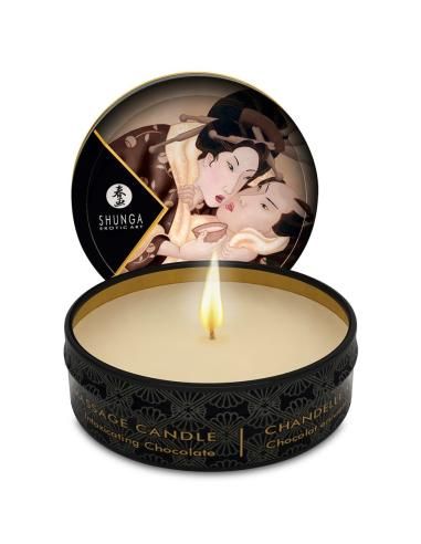 Shunga - mini caress by candelight vela masaje chocolate 30 ml