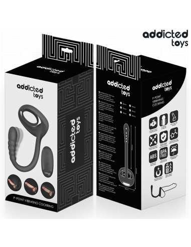 Addicted toys - anillo pene vibrador punto·p control remoto