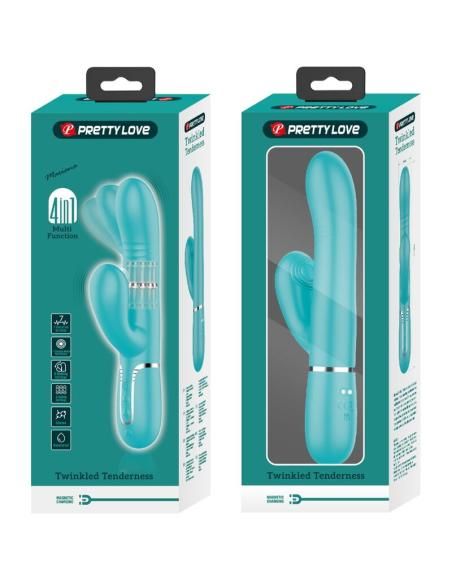 Pretty love - vibrador punto g multifunciÓn verde agua