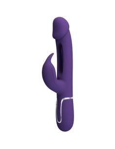 Pretty love - kampas vibrador rabbit 3 en 1 multifunciÓn con lengua violeta 2