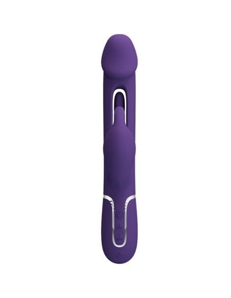 Pretty love - kampas vibrador rabbit 3 en 1 multifunciÓn con lengua violeta