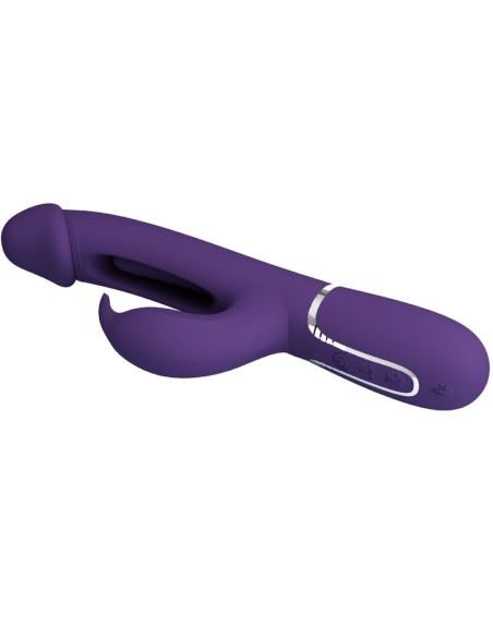 Pretty love - kampas vibrador rabbit 3 en 1 multifunciÓn con lengua violeta