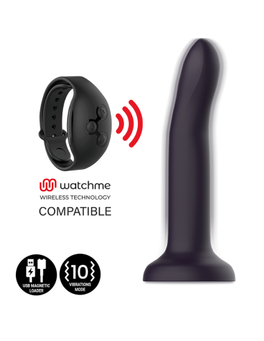 Mythology duman mystic dildo s - vibrador compatible con watchme wireless technology