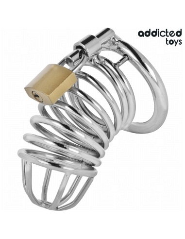 Addicted toys locked - iron cell jaula para pene de metal 4 cm talla s