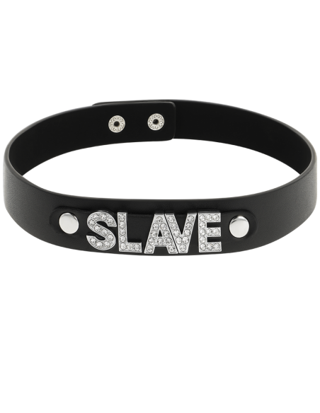 Coquette chic desire - choker cuero vegano slave