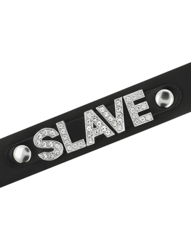 Coquette chic desire - choker cuero vegano slave