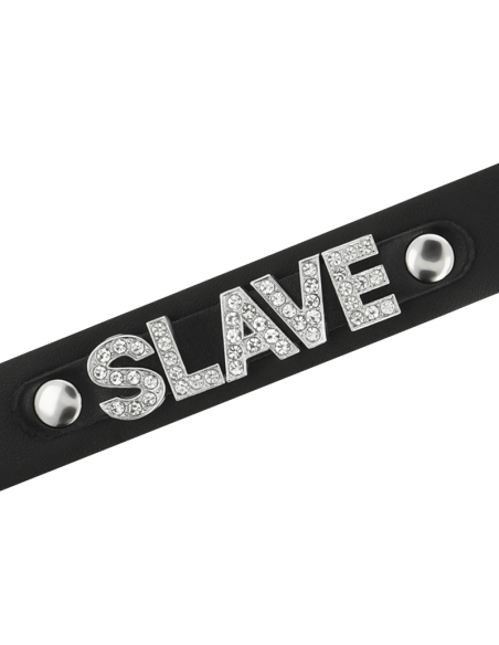 Coquette chic desire - choker cuero vegano slave