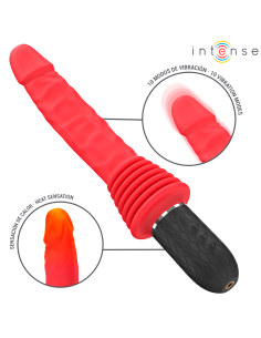 Intense - cynthia vibrador thrusting control remoto con calor 2