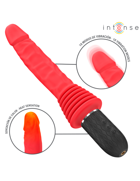 Intense - cynthia vibrador thrusting control remoto con calor