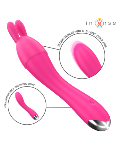 Intense - cher vibrador 20 patrones con cabezales intercambiables