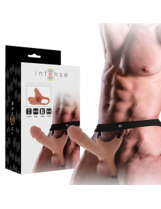 Intense - arnÉs hueco con dildo silicona 16 x 3.5 cm