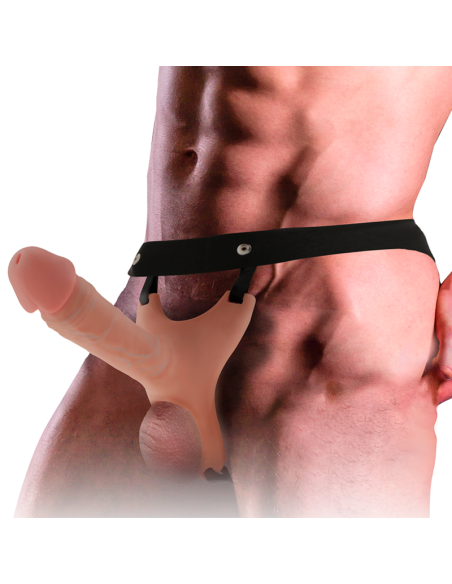 Intense - arnÉs hueco con dildo silicona 16 x 3.5 cm