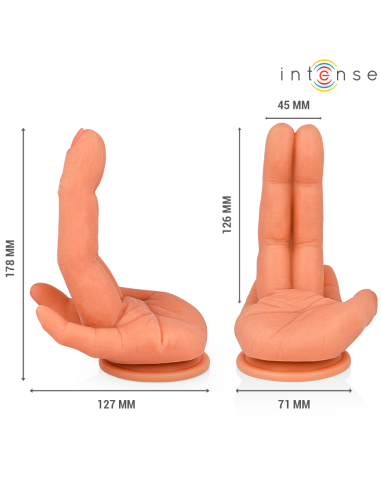 Intense - leela estimulador punto·g mano flexible 12,6 cm