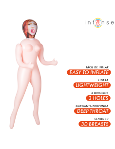Intense dolls - scarlett muÑeca hinchable con tres orificios 2
