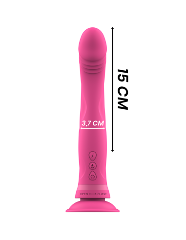 Intense - michelangelo dildo vibrador silicona rosa