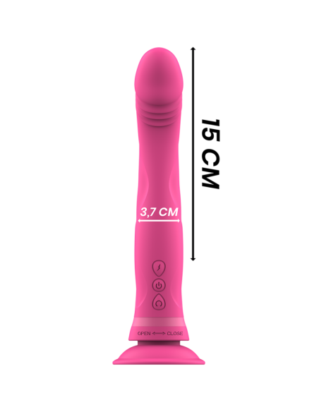 Intense - michelangelo dildo vibrador silicona rosa