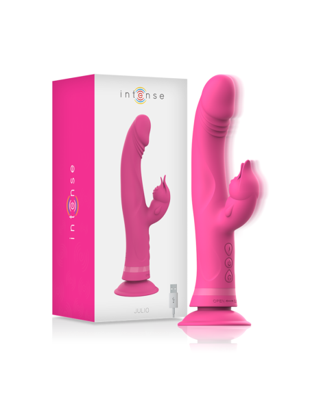 Intense - julio vibrador rabbit silicona rosa