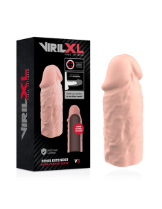 Virilxl - extension de pene liquid silicone v3 natural 2